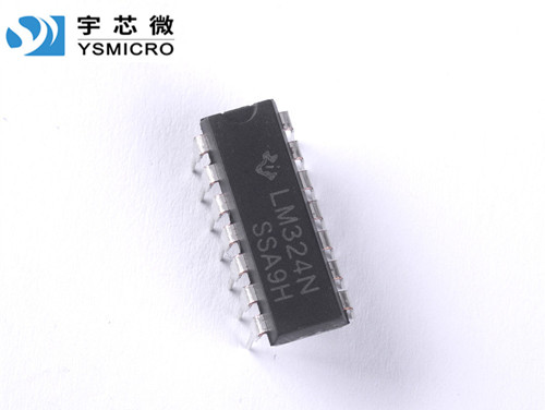 單電源四路運(yùn)算放大器 LM324N DIP-14